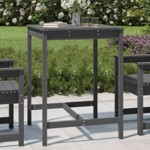 Vrtni stol sivi 82,5x82,5x110 cm od masivne borovine - Siva boja bora 82.5 x 82.5 x 110 cm 1 Cijena