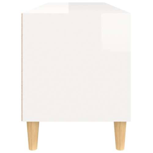 TV ormarić sjajni bijeli 100x34,5x44,5 cm od konstruiranog drva - Visoko sjajno bijela 1 100 cm 34.5 cm Cijena