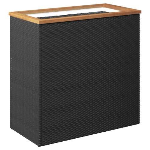 Sadilica crna 80 x 40 x 80 cm od poliratana - 80 x 40 x 80 cm 1 Cijena