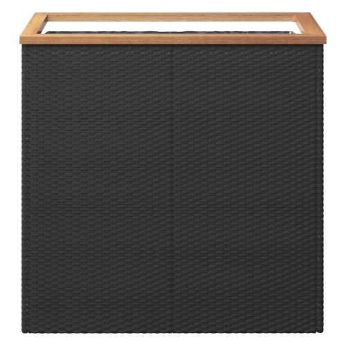 Sadilica crna 80 x 40 x 80 cm od poliratana - 80 x 40 x 80 cm 1 Cijena