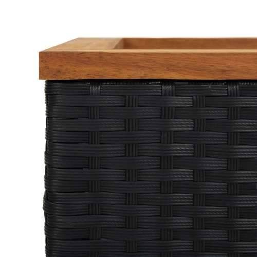 Sadilica crna 80 x 40 x 80 cm od poliratana - 80 x 40 x 80 cm 1 Cijena