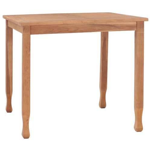Vrtni stol - Blagovaonski stol 85 x 85 x 75 cm od masivne tikovine