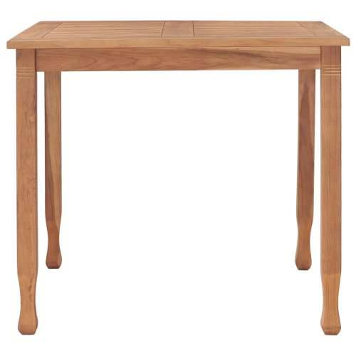 Vrtni stol - Blagovaonski stol 85 x 85 x 75 cm od masivne tikovine Cijena