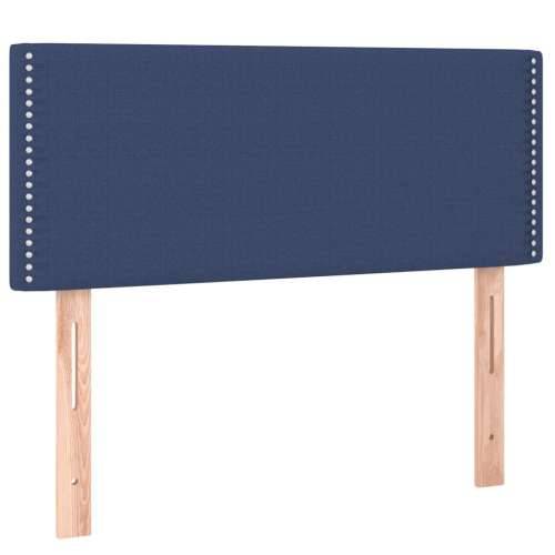 Krevet s oprugama i madracem plavi 80x200 cm od tkanine - Plava 80 x 200 cm Obično s čavlima Cijena