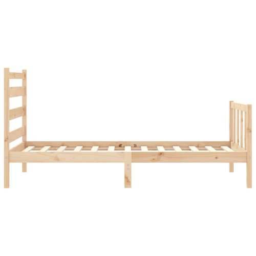 Okvir kreveta bez madraca 90 x 200 cm od masivne borovine - Prirodna 90 x 200 cm Cijena