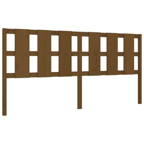 Okvir kreveta s uzglavljem boja meda 200x200cm od masivnog drva - boja meda 200 x 200 cm Cijena