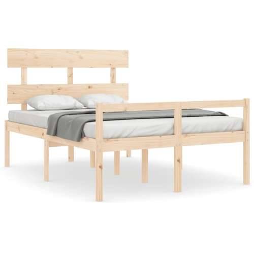 Krevet za starije s uzglavljem 140x200 cm od masivnog drva Cijena