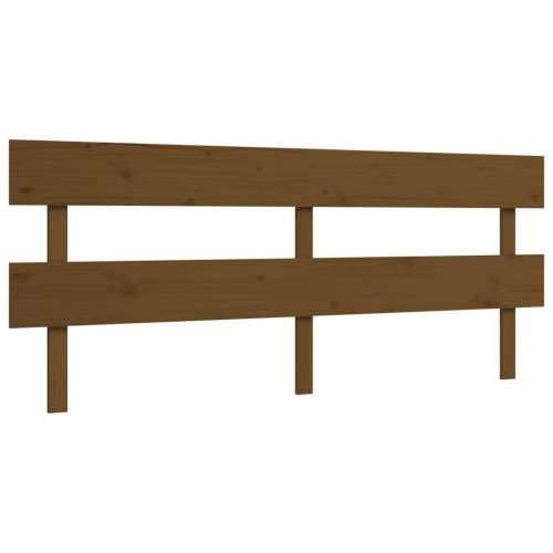 Krevet za starije uzglavljem boja meda 200x200 cm masivnog drva - boja meda 200 x 200 cm Visoko Cijena