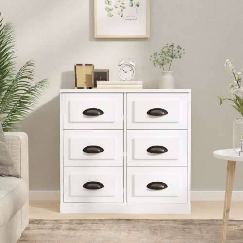 Komoda bijela 70 x 35,5 x 67,5 cm od konstruiranog drva - Bijela 1 Cijena
