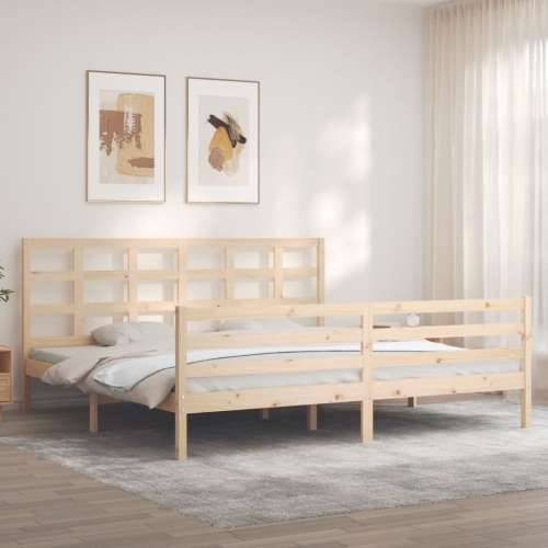 Okvir kreveta s uzglavljem veliki bračni od masivnog drva Cijena