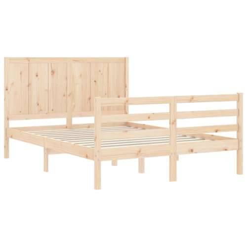Okvir kreveta s uzglavljem 4FT mali bračni od masivnog drva Cijena