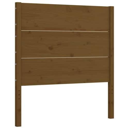 Okvir za krevet s uzglavljem boja meda 100 x 200 cm od borovine Cijena