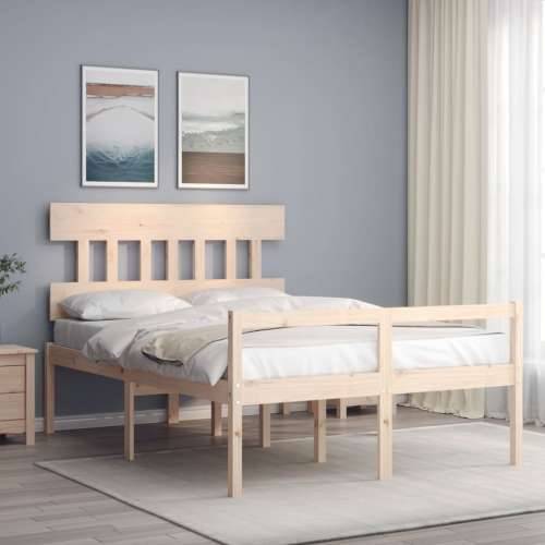 Krevet za starije s uzglavljem 120x200 cm od masivnog drva Cijena