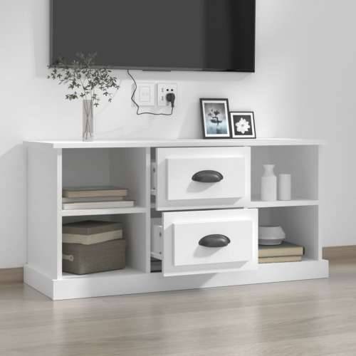 TV ormarić bijeli 99,5 x 35,5 x 48 cm od konstruiranog drva Cijena