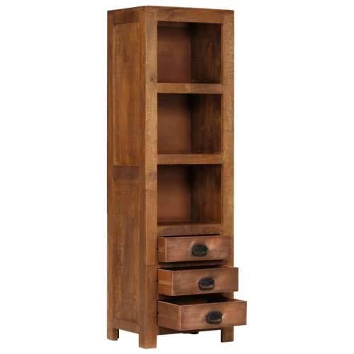 Visoka komoda s 3 ladice 40x30x130 cm od masivnog drva manga Cijena