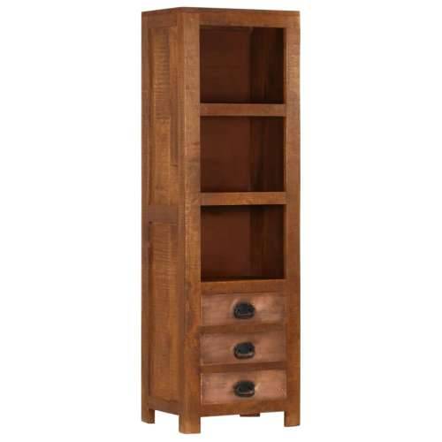Visoka komoda s 3 ladice 40x30x130 cm od masivnog drva manga Cijena