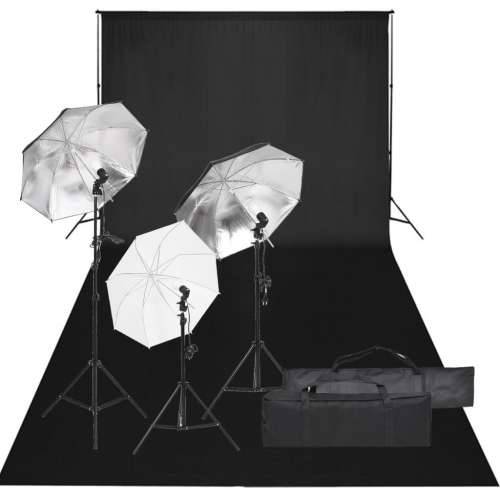 Oprema za fotografski studio sa setom svjetala i pozadinom