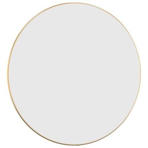 Zidno ogledalo zlatno Ø 60 cm okruglo Cijena