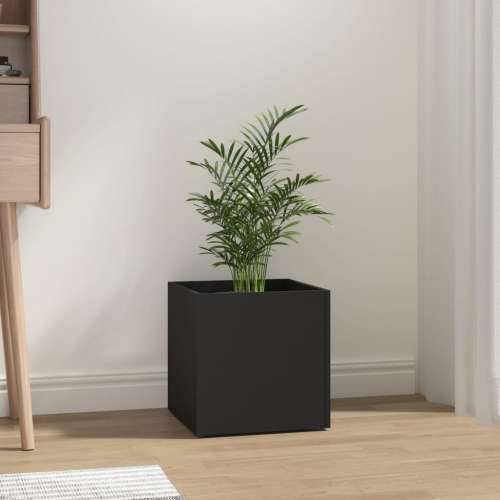 Sadilica crna 40 x 40 x 40 cm od konstruiranog drva - Crna 1 Cijena