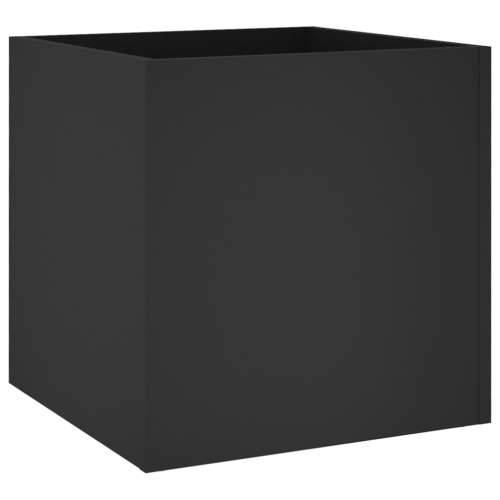 Sadilica crna 40 x 40 x 40 cm od konstruiranog drva - Crna 1 Cijena