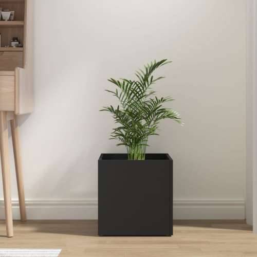 Sadilica crna 40 x 40 x 40 cm od konstruiranog drva - Crna 1 Cijena