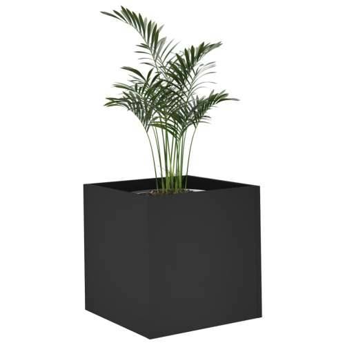 Sadilica crna 40 x 40 x 40 cm od konstruiranog drva - Crna 1 Cijena
