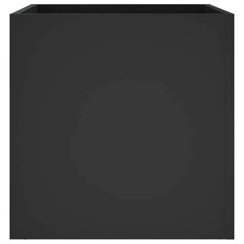 Sadilica crna 40 x 40 x 40 cm od konstruiranog drva - Crna 1 Cijena
