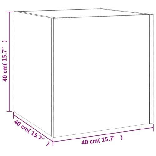 Sadilica crna 40 x 40 x 40 cm od konstruiranog drva - Crna 1 Cijena