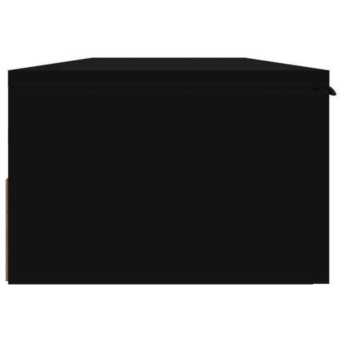 Zidni ormarić crni 102 x 30 x 20 cm od konstruiranog drva - Crna 1 Cijena