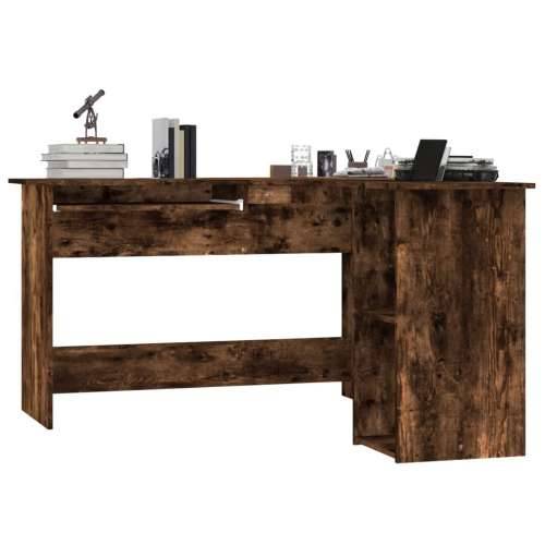 Kutni radni stol boja hrasta 120x140x75 cm konstruirano drvo Cijena