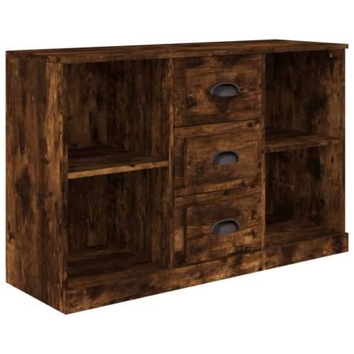 Komoda boja dimljenog hrasta 104,5 x 35,5 x 67,5 cm drvena Cijena