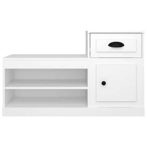 Ormarić za cipele bijeli 100 x 42 x 60 cm od konstruiranog drva Cijena