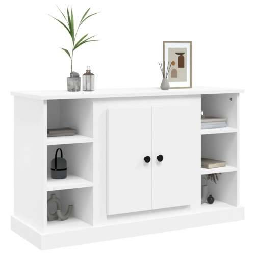 Komoda bijela 100 x 35,5 x 60 cm od konstruiranog drva Cijena