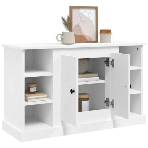Komoda bijela 100 x 35,5 x 60 cm od konstruiranog drva Cijena