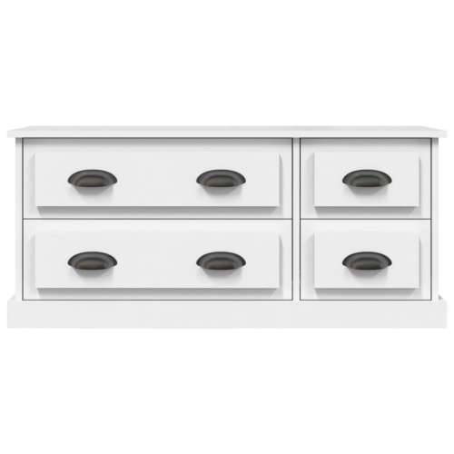 TV ormarić bijeli 100 x 35,5 x 45 cm od konstruiranog drva - Bijela 1 Cijena