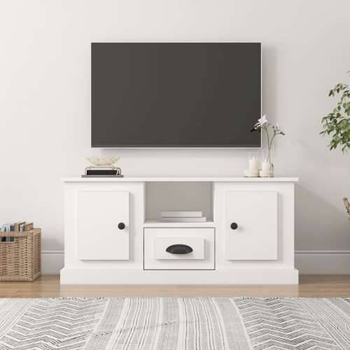 TV ormarić bijeli 100 x 35,5 x 45 cm od konstruiranog drva - Bijela 1 Cijena