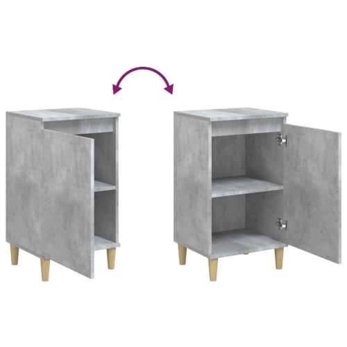 Noćni ormarići 2 kom boja betona 40x35x70 cm konstruirano drvo - Beton siva 2 Cijena