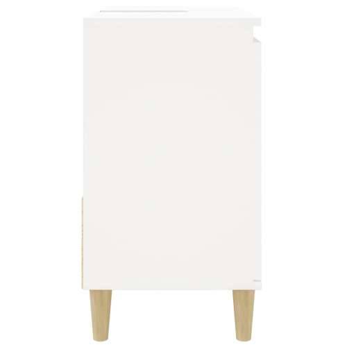 Kupaonski ormarić bijeli 65 x 33 x 60 cm od konstruiranog drva - Bijela 1 Cijena
