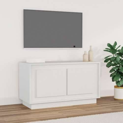 TV ormarić bijeli 80 x 35 x 45 cm od konstruiranog drva