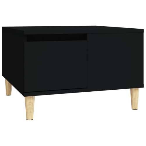 Stolić za kavu crni 55 x 55 x 36,5 cm od konstruiranog drva Cijena