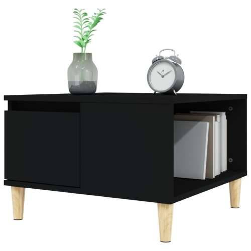 Stolić za kavu crni 55 x 55 x 36,5 cm od konstruiranog drva Cijena