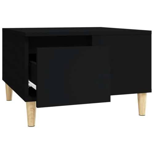 Stolić za kavu crni 55 x 55 x 36,5 cm od konstruiranog drva Cijena