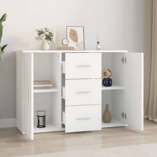 Komoda bijela 91 x 29,5 x 65 cm od konstruiranog drva - Bijela 1 Cijena