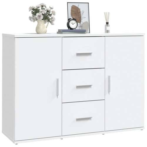 Komoda bijela 91 x 29,5 x 65 cm od konstruiranog drva - Bijela 1 Cijena