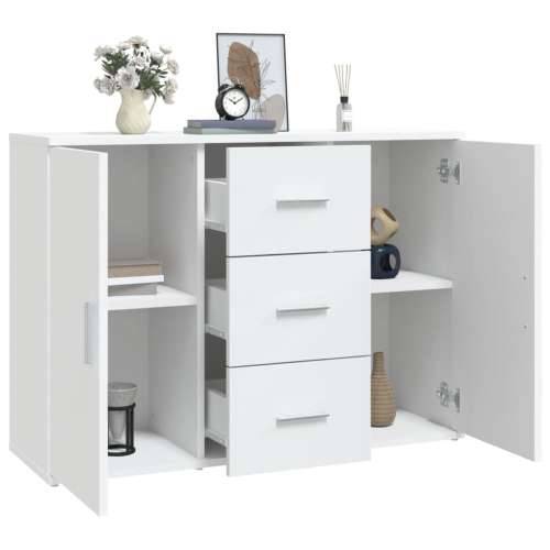 Komoda bijela 91 x 29,5 x 65 cm od konstruiranog drva - Bijela 1 Cijena