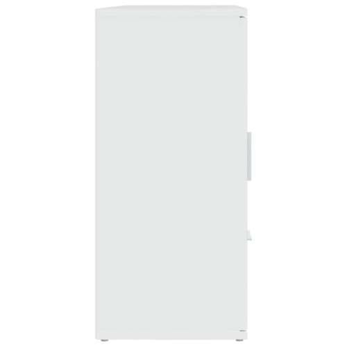 Komoda bijela 91 x 29,5 x 65 cm od konstruiranog drva - Bijela 1 Cijena