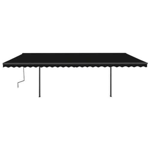 Automatska tenda sa senzorom za vjetar LED 6 x 3,5 m antracit - Antracit 6 x 3.5 m 1 Cijena