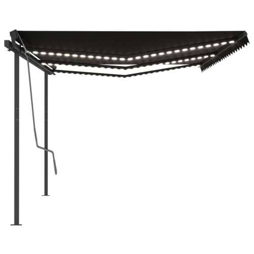 Automatska tenda sa senzorom za vjetar LED 6 x 3,5 m antracit - Antracit 6 x 3.5 m 1 Cijena