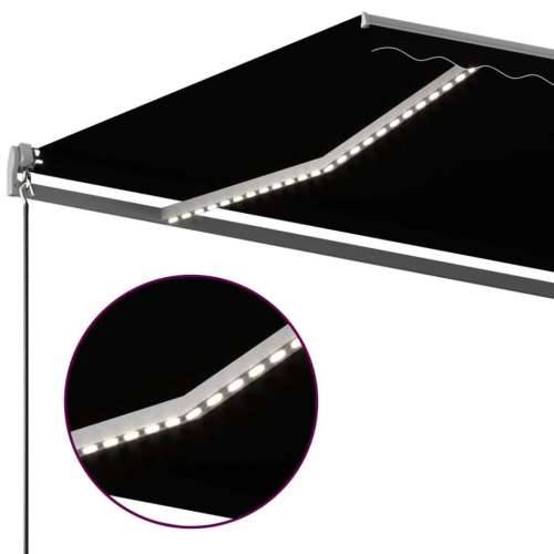Automatska tenda sa senzorom za vjetar LED 6 x 3,5 m antracit - Antracit 6 x 3.5 m 1 Cijena