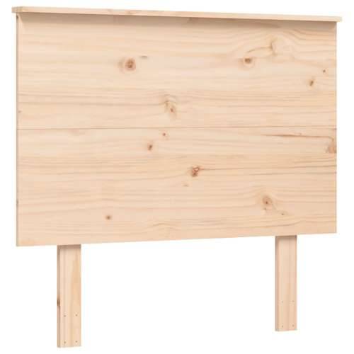 Okvir za krevet s uzglavljem 100x200 cm od masivnog drva - Prirodna 100 x 200 cm Cijena